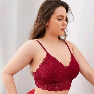 Beautiful lacy red Bralette
